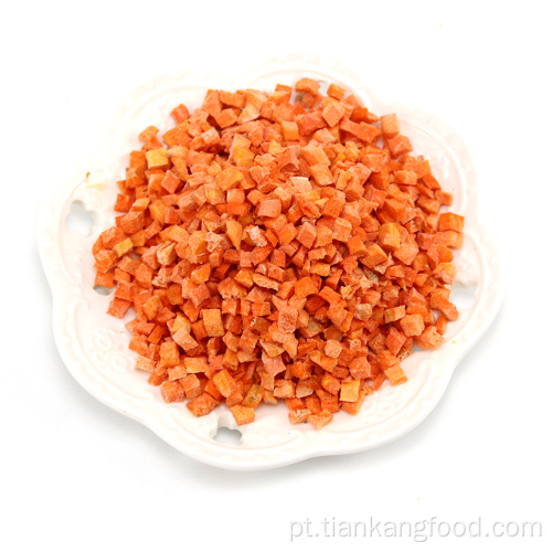 Grânulos de cenoura seca congelada premium
